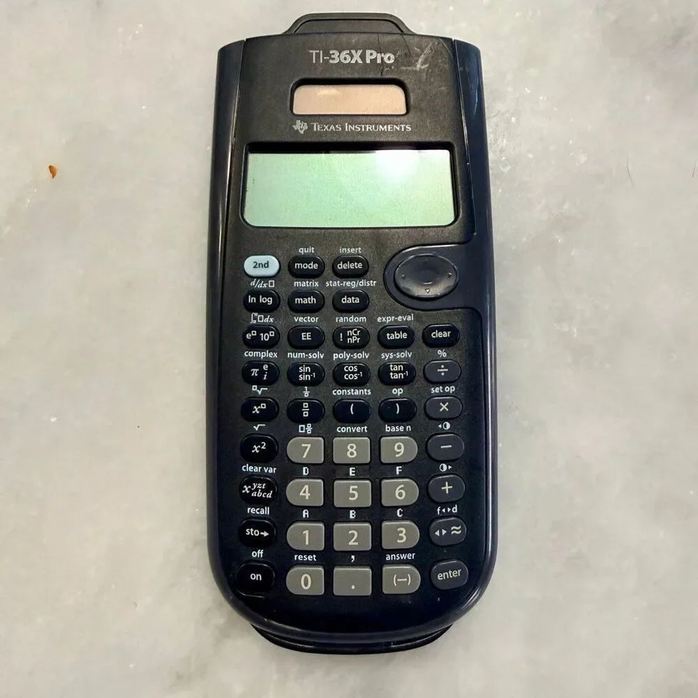Texas Instruments TI-36X Pro Engineering/Scientific Calculator Black